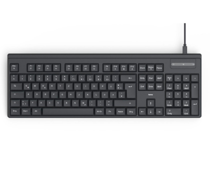 Klawiatura HAMA Klawiatura przewodowa CK-100 czarna